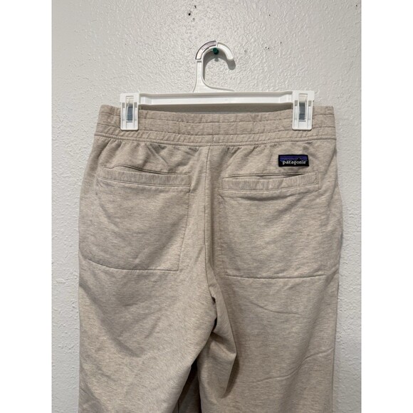 Patagonia Ahnya Women's Jogger Small Organic Cotton Sweatpants Dyno White(beige) - Picture 7 of 10